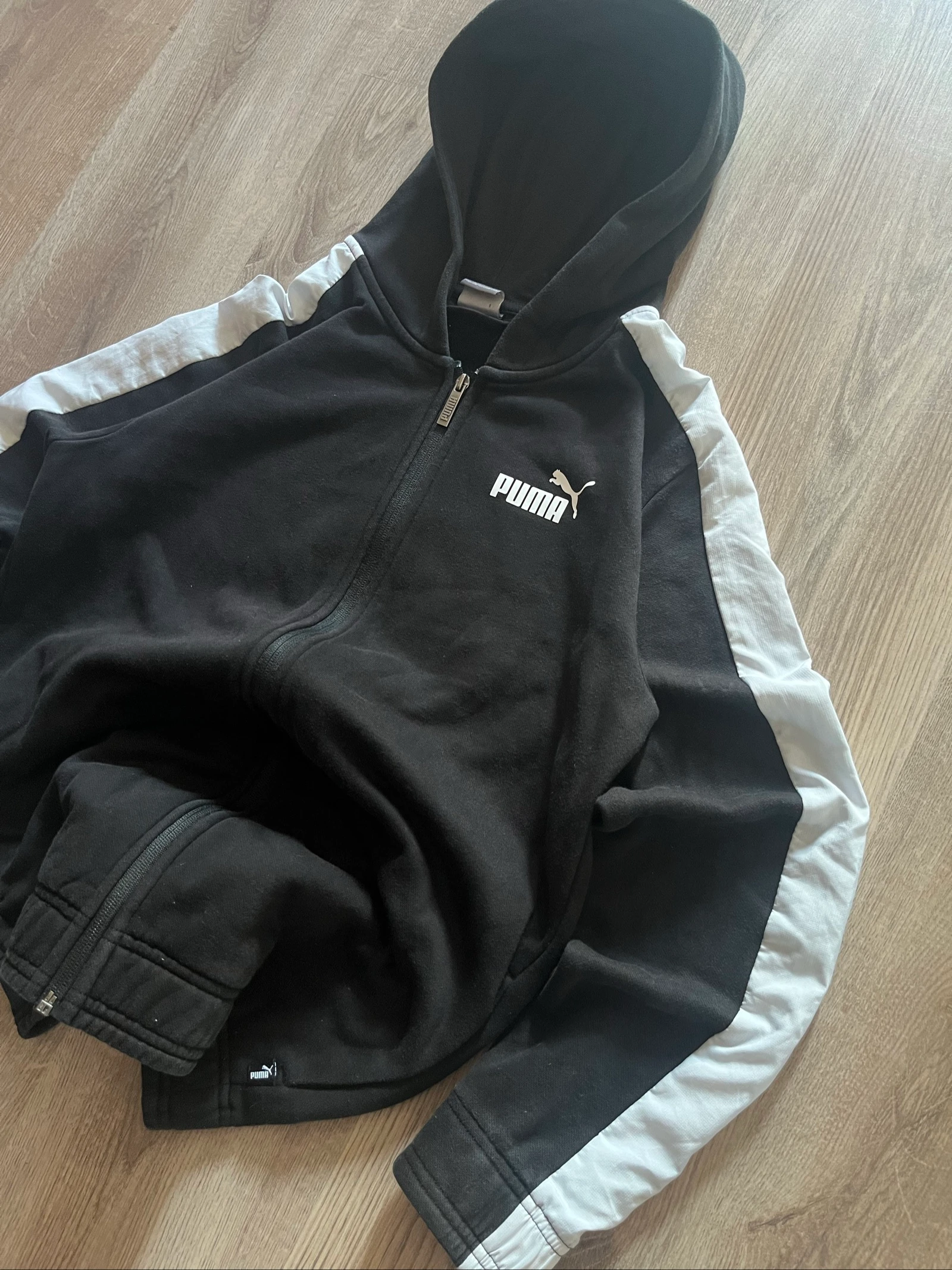 Puma Hoodie Sweatshirt Logo Vintage Y2K Archive Streetwear Sportswear Essential Unisex  – photo 2